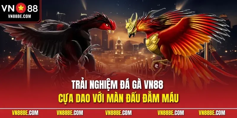 Trải nghiệm đá gà VN88 cựa dao với màn đấu đẫm máu